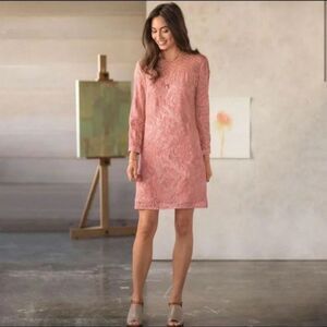 Sundance Silk Floral Embroidered Trellis Dress Size 10